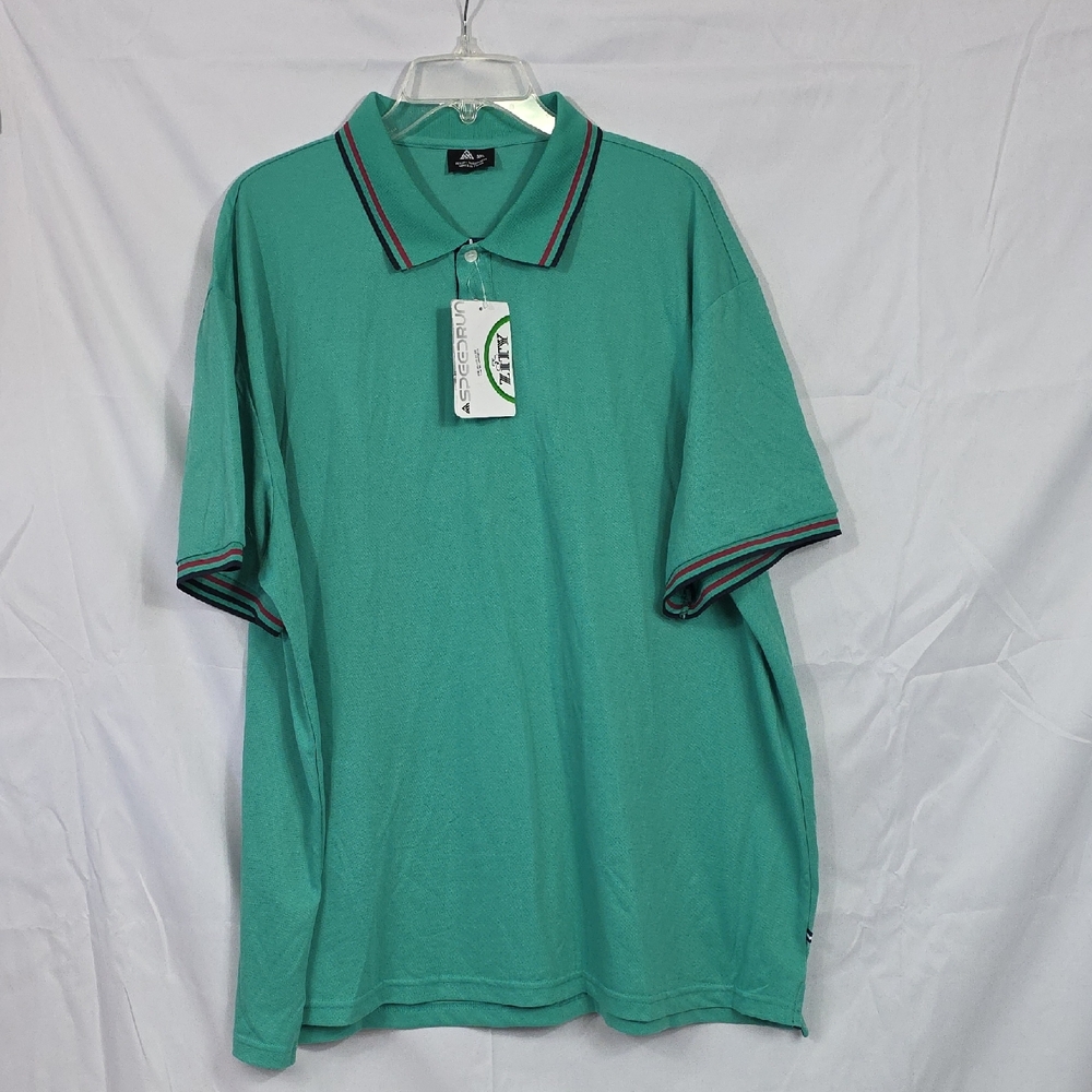 Zity Men's Polo Shirt - Green 3XL (M171)